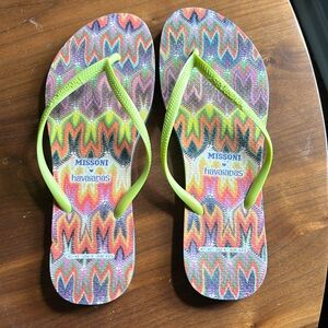 Missoni x Havaianas Flip Flops